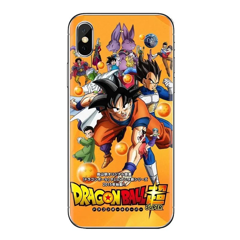 Чехол из ТПУ для iPhone XS Max XR X 4 4s 5 5S 5C SE 6 6S 7 8 Plus samsung Galaxy J1 J3 J5 J7 A3 A5 Dragon Ball Super z poster |