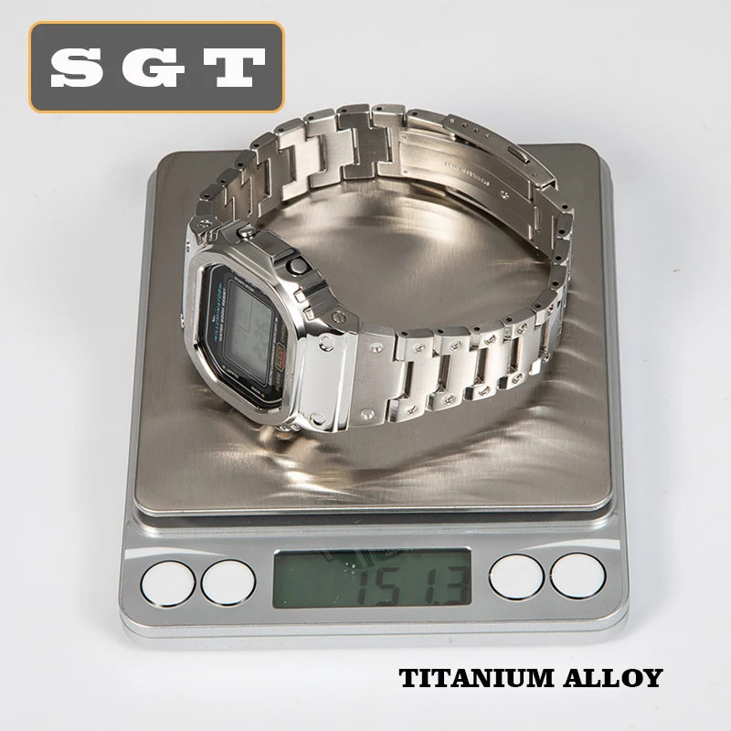 Ремешки для наручных часов из титанового сплава DW5600 DW5610 GW5600 серии чехол