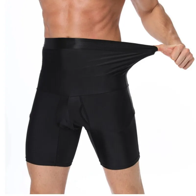 

Men Body Shaper Compression Shorts Slimming Shapewear Waist Trainer Belly Control Panties Modeling Belt Anti Chafing Boxer Pants