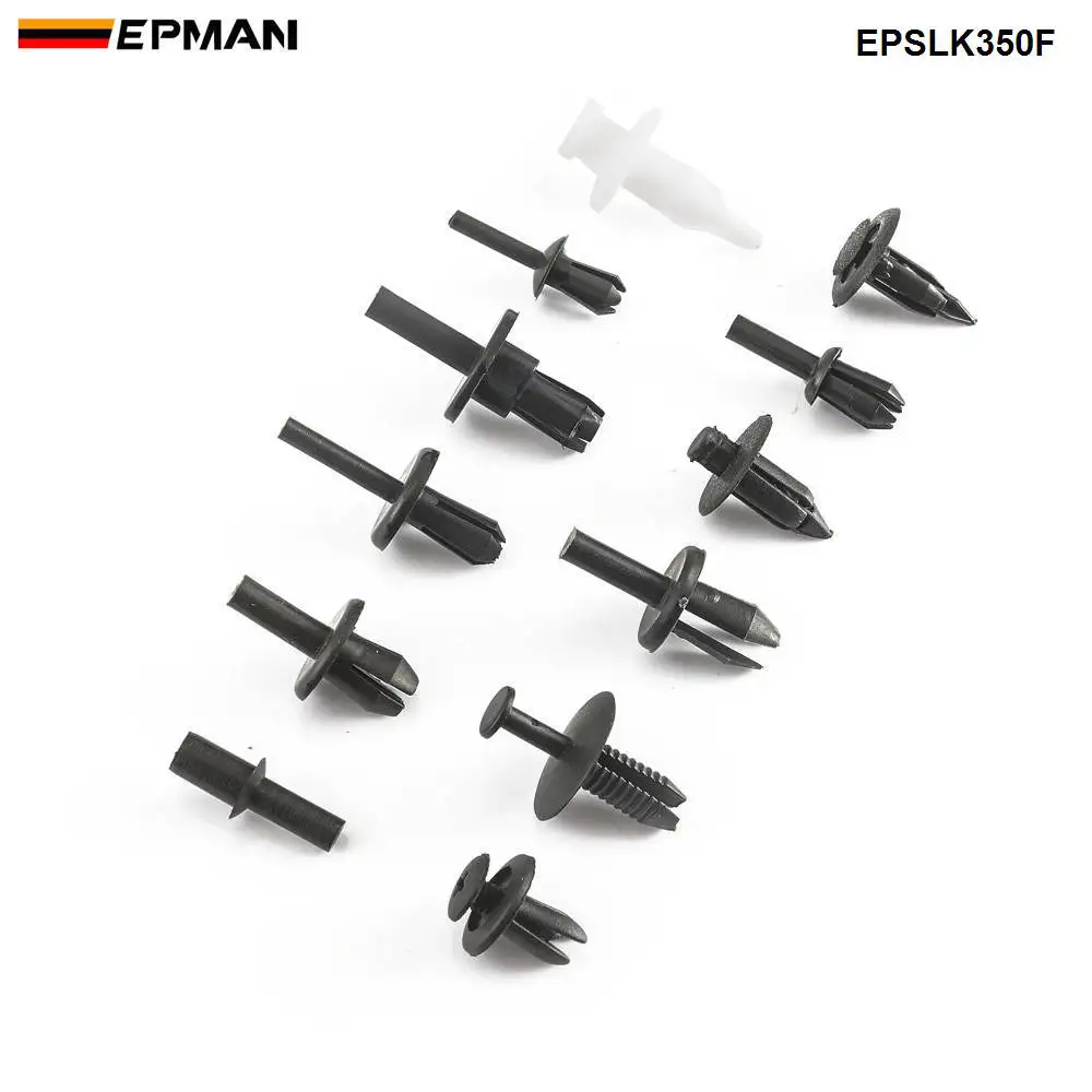 EPMAN 350 шт. Автомобильный Комплект крепежа универсальный пластиковый нейлоновый