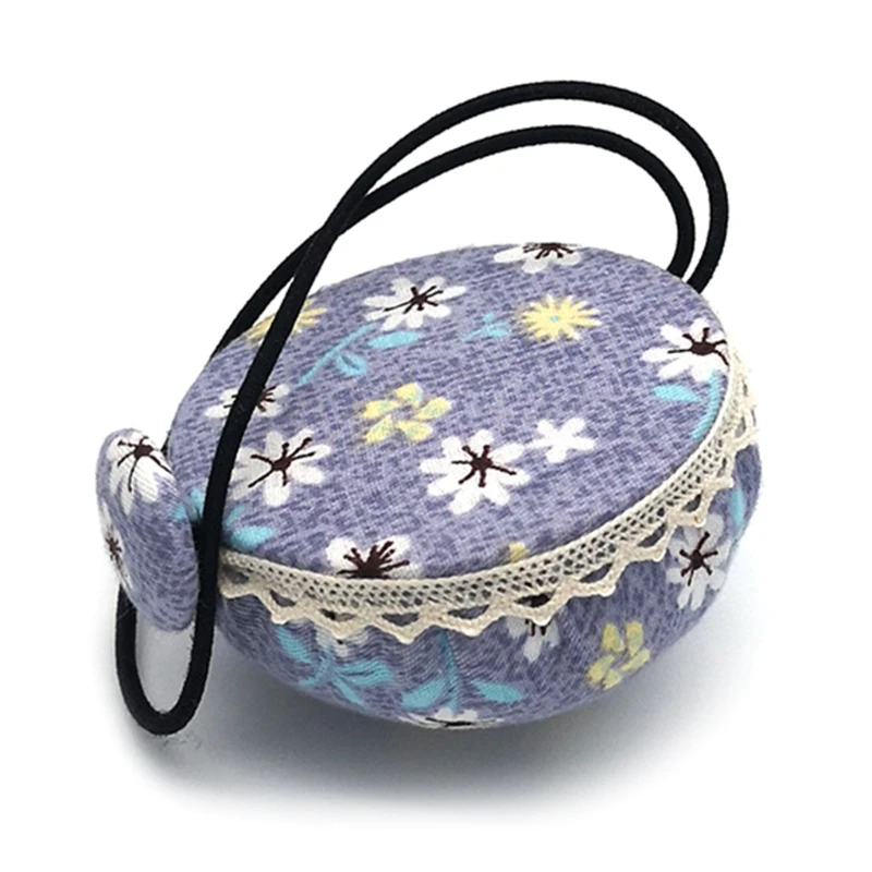 

Lovely Ball Shaped Needle Pin Cushion Pincushion Elastic Wrist Strap Band Stitch Needlework Mat DIY Craft Sewing Pins Supplies