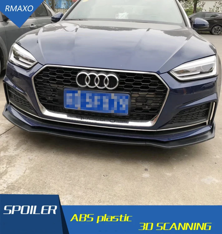Задний спойлер для Audi A5 2017 2018 задний из АБС пластика BK диффузор переднего