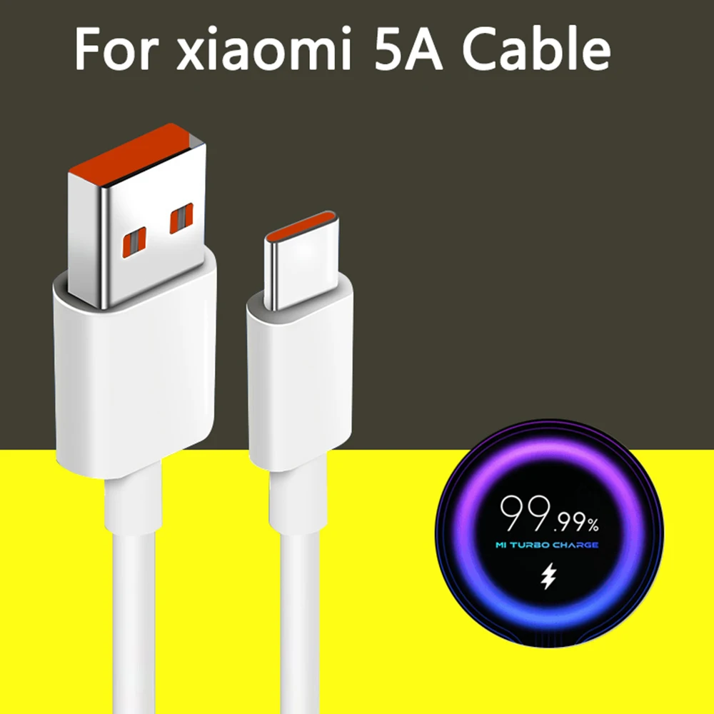 Зарядный USB кабель Type C 5A для Xiaomi Redmi K30 Ultra 10X Pro Note 9 Max K30S Poco X2|Зарядные устройства