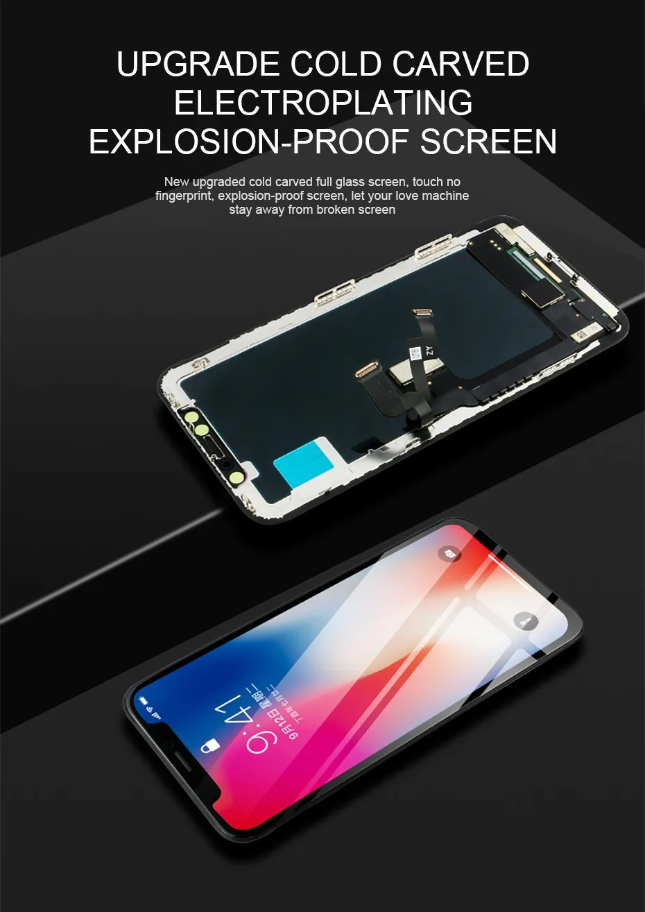 ЖК-экран PINZHENG для iPhone X XR Xs Max ЖК-дисплей Oled TFT OEM качественный дигитайзер сборка Repalcement экран lcd S