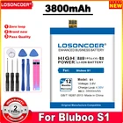 Аккумулятор LOSONCOER 3800 мАч S1 для BLUBOO S1 Мобильный телефон