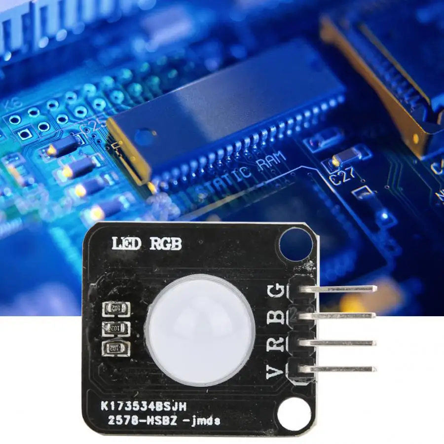 5 шт. RGB светодиодный модуль в 3 основных цвета светильник ШИМ-управляемый