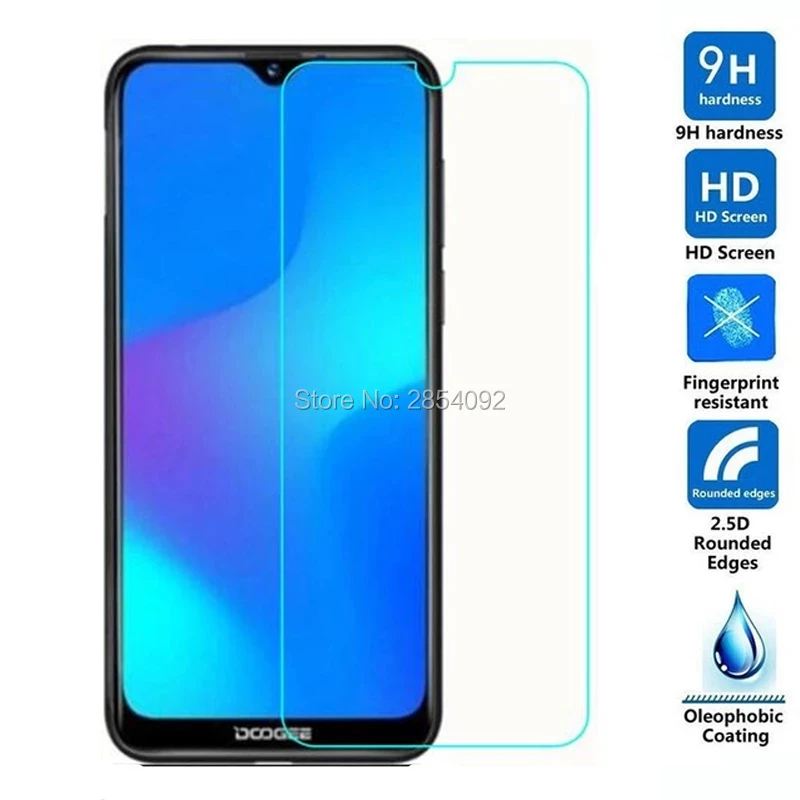 

2 шт. защитное 2.5D Закаленное стекло Для Doogee N20 профессиональная защитная пленка взрывозащищенное Защитное стекло для Doogee N20 Pro