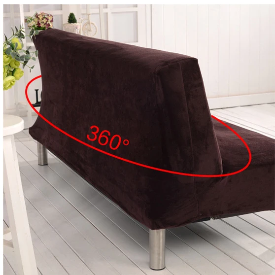 Одноцветные плюшевые утолщенные эластичные Чехлы для дивана гостиной