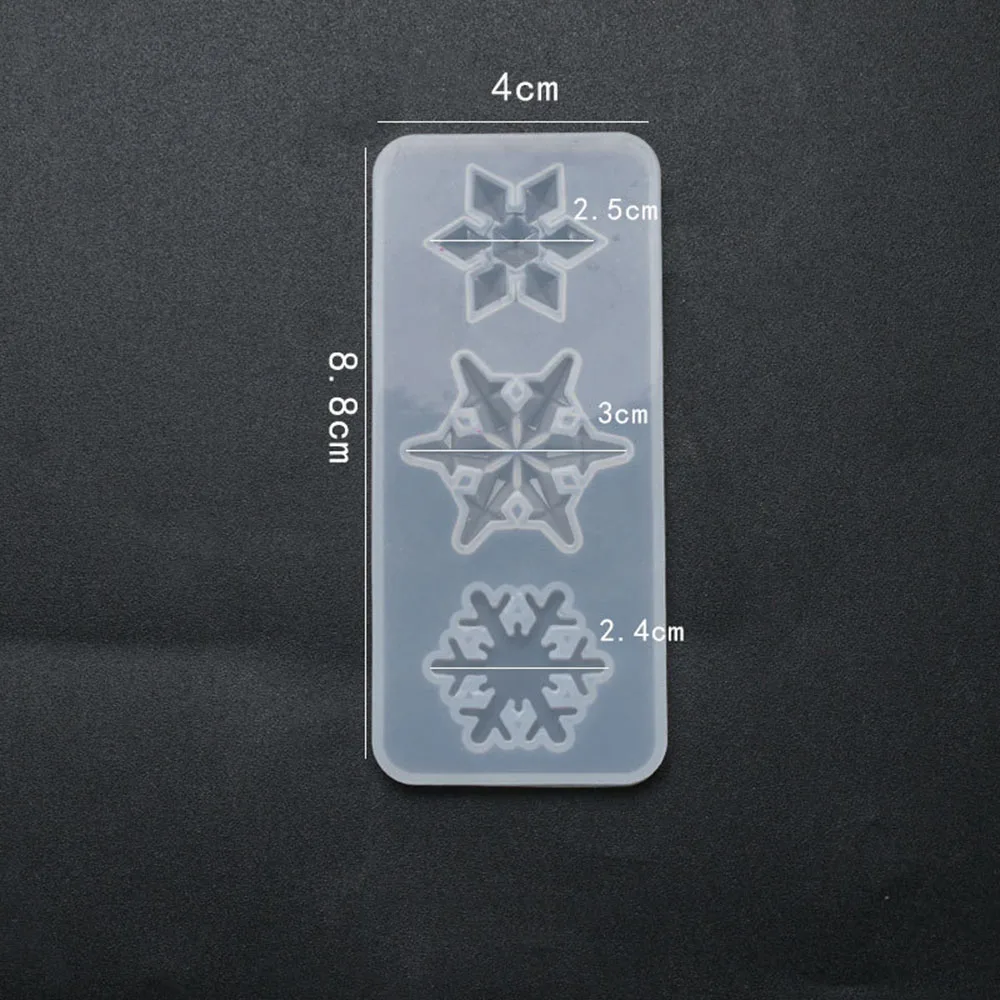 Снежинка ювелирные изделия прессформы для литья под давлением силиконовые
