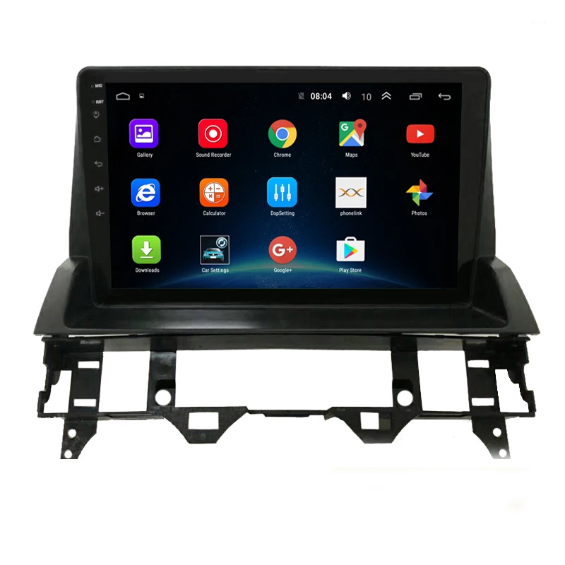 Автомобильный DVD плеер 10 1 &quot Android 9 GPS для старой Mazda 6 2002 2003 2007 2008 аудио радио стерео
