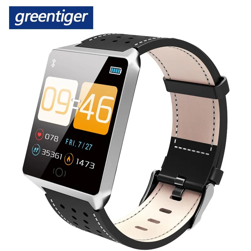 Greentiger CK19 умный браслет relogio фитнес-трекер для мужчин и женщин Смарт-часы монитор сердечного ритма кровяное давление смарт-браслет