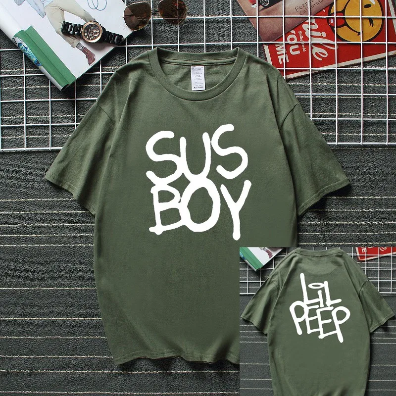 

LIL Peep T shirt X Sus boy Cry Baby Exit Life Hip Hop Unisex T-Shirts New Summer Streetwear Camisetas Top Cotton T-Shirt Men