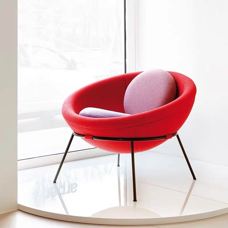 U BEST Современная дизайнерская ткань отель металлический каркас гостиная кресло с