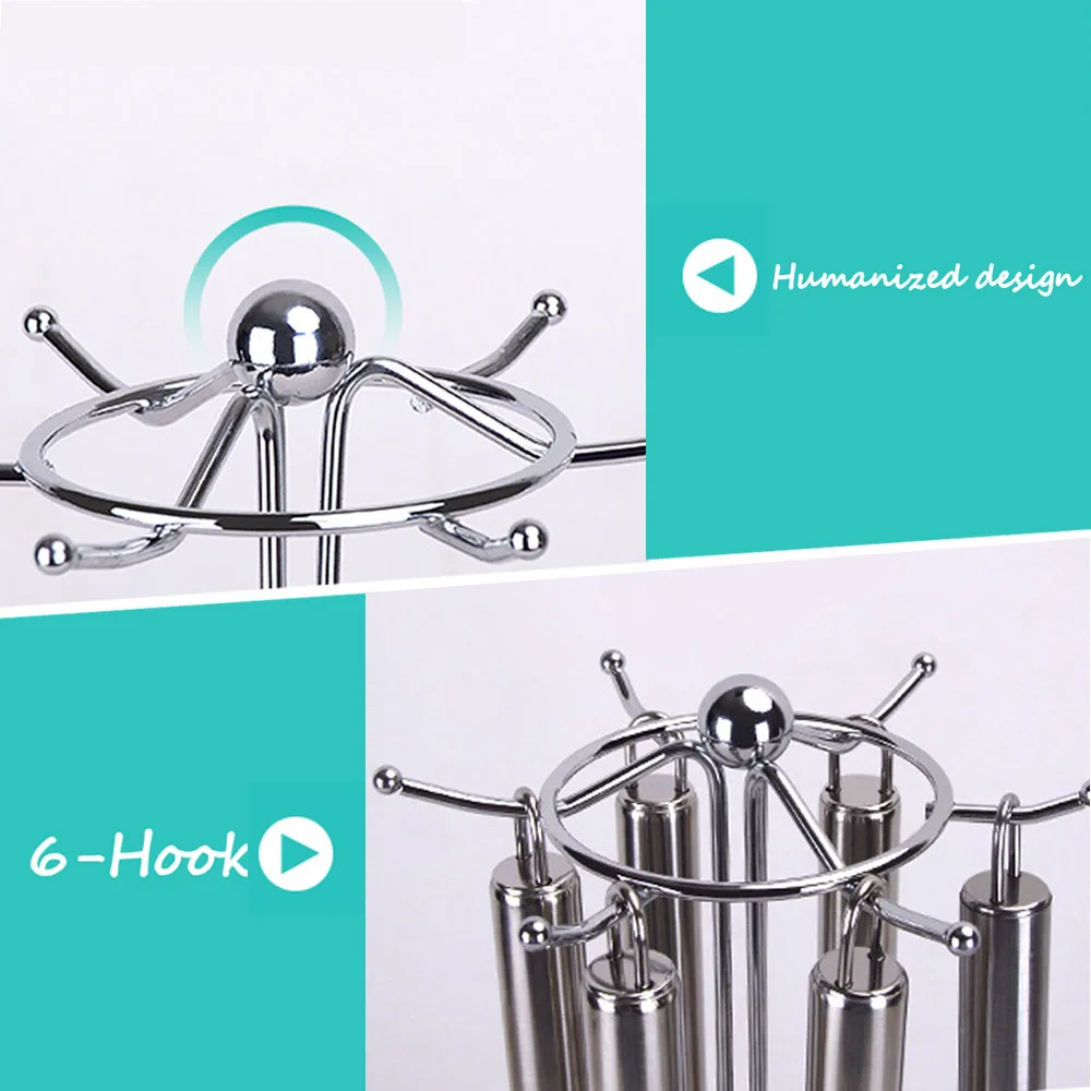 Behogar 6 хук мульти функциональный металлическое покрытие Кухня шпатель ложка