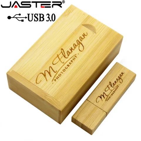 USB-флеш-накопитель JASTER, 4/8/16/32/64 ГБ, деревянный клен