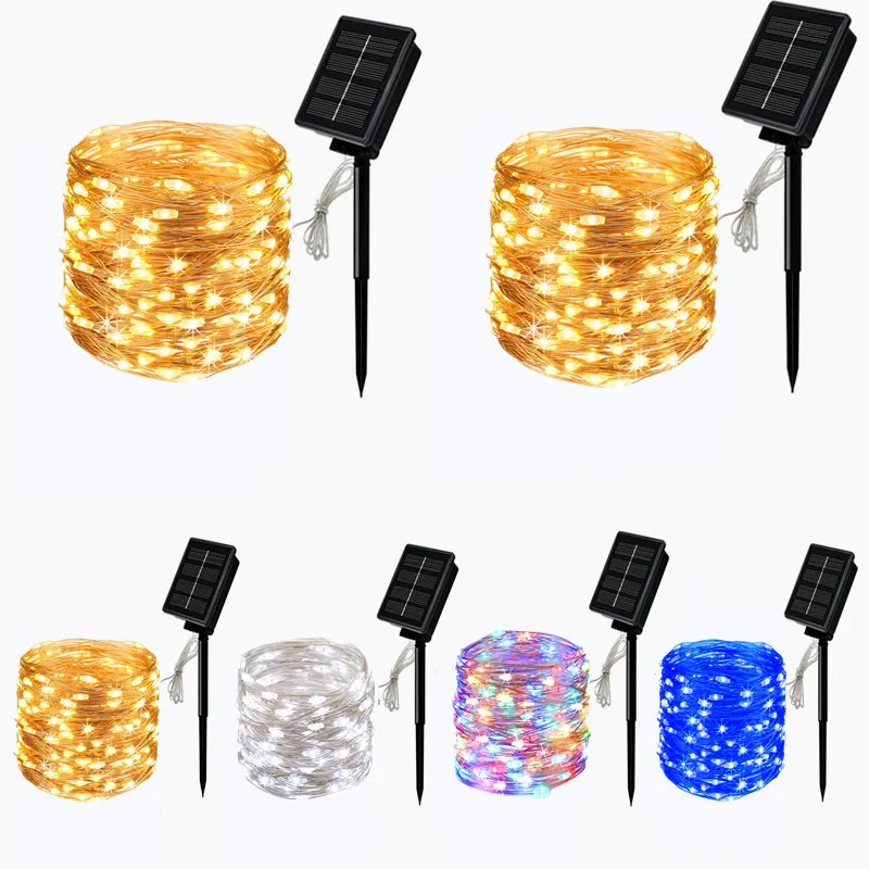 

Christmas Light Outdoor Solar Led Light Led Lights String Festoon Light Waterproof Fairy Lights Street Garland Garden Decoration