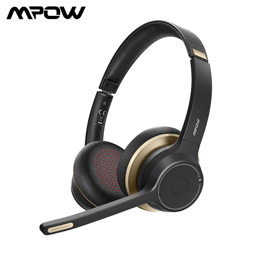 Обновленная беспроводная гарнитура Mpow HC5 наушники Bluetooth 5 0 деловые с двойным