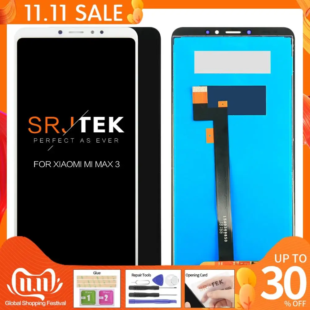 2018 новый для Xiaomi Mi Max 3 ЖК-дисплей сенсорный экран дигитайзер сборка 7 "для Max3 MI
