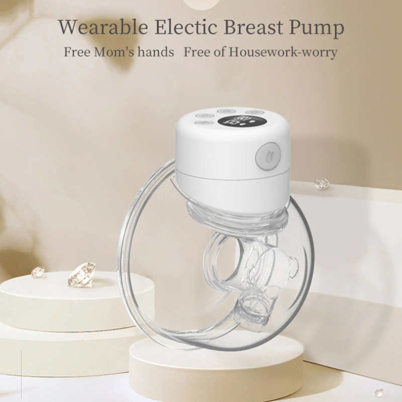 

S12 Portable Electric Breast Pump USB Chargable Silent Wearable Hands-Free Portable Milk Extractor Automatic Milker BPA Free