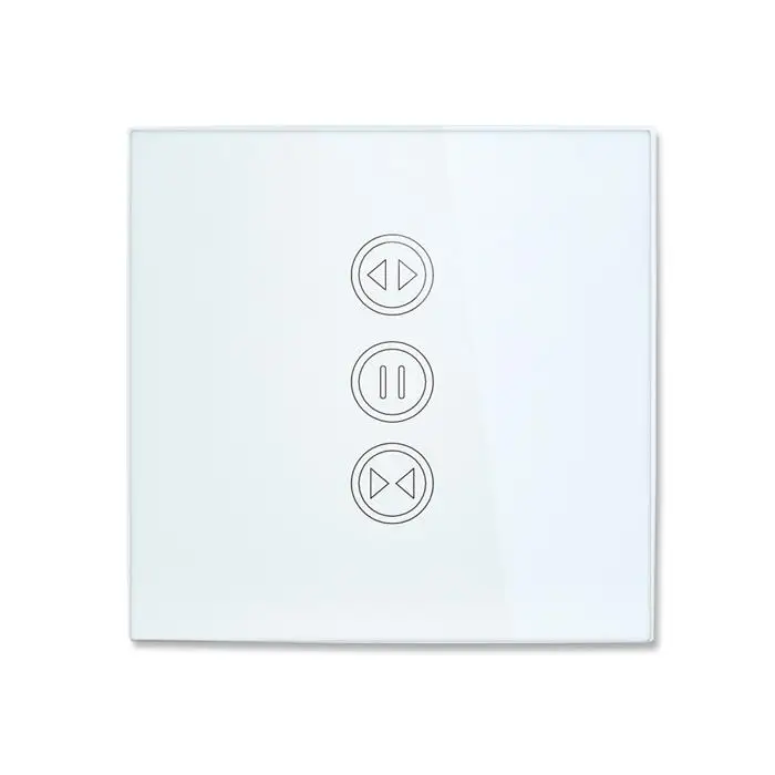 Белый WiFi умная штора переключатель Smart Life Tuya для Электрический моторизованный занавес затвора работает с Alexa и Google Home - Цвет: Белый