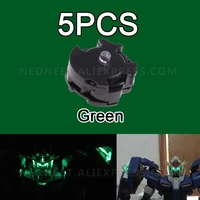 5pcs green gundam model led lights unit high quality version assembled 1100 mg gundam model robot