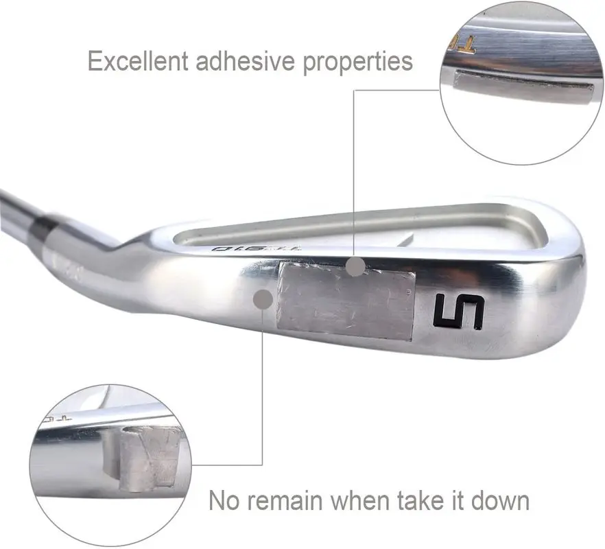 Professional High Density Lead Weights Golf Lead Tape Weight Self-Adhesion for Wood Iron Putter Wedge Clubs Head