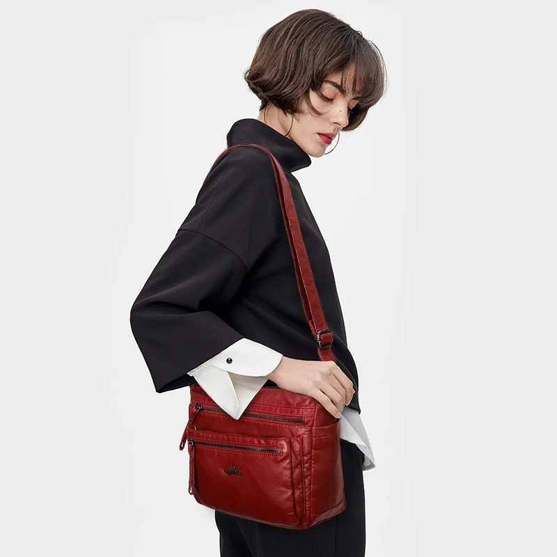 Angel Kiss Women Flip Crossbody Bags With Interior Zipper Pocket Multi Pockets XS160428-1 | Багаж и сумки