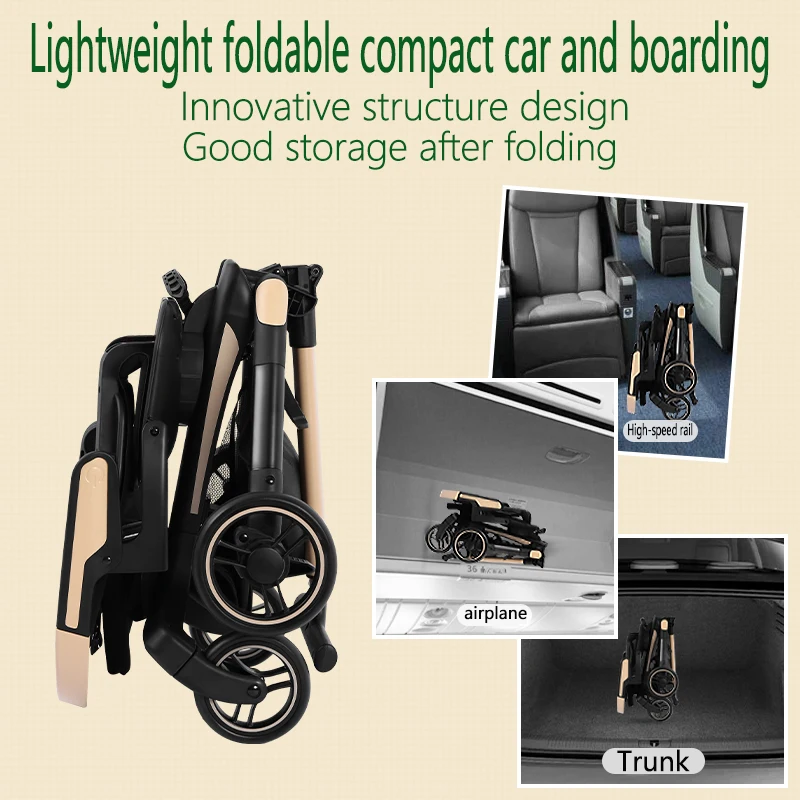 Новая складная детская коляска 3 в 1 система для путешествий с люлькой и