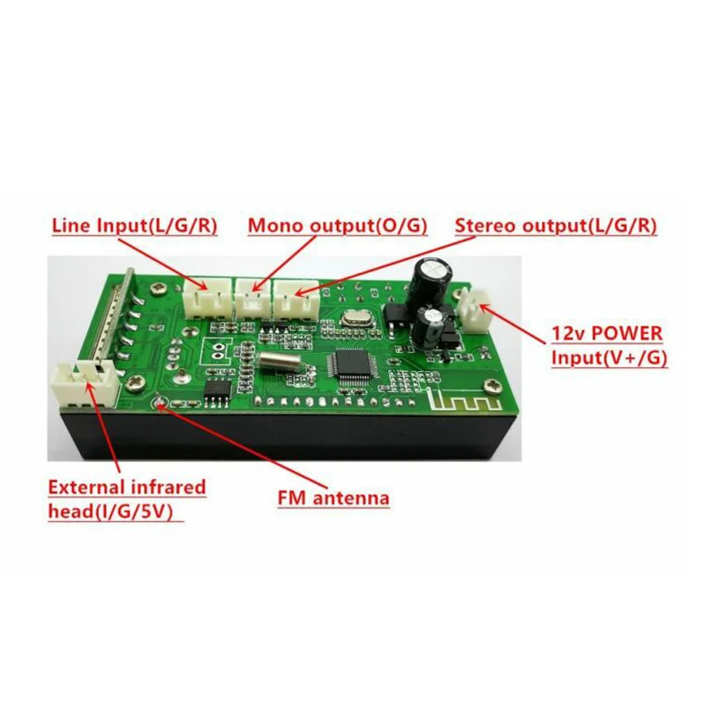 Модуль MP3 декодер плата Bluetooth беспроводной 140*55 мм домашний стерео Мультимедиа