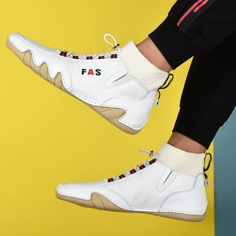 

Men's Model Shoes Thick Men's Summer Moccasins Designer Luxury 2021 High Men's Sneakers With Big Soles Sports Shoes Dad Tennis