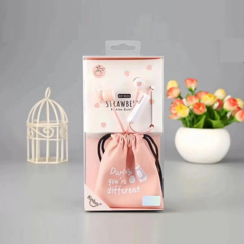 3 5 мм летние наушники с фруктами в ухо милые микрофоном красивой мультяшной