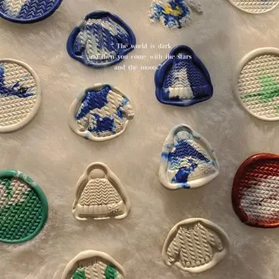 Креативная шапочка для свитера furring специальная форма восковая печать