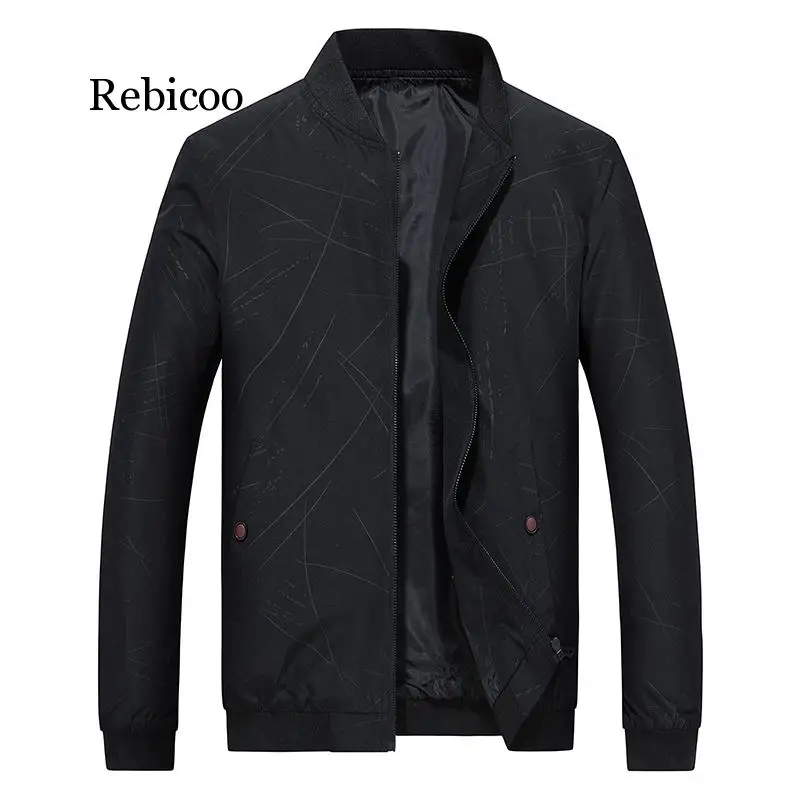 

New Mens Jackets Casual Plus Velvet Warm Coat Stand Collar Brand Clothing Comfortable Jackets Male Velvet Thickening Top Qualtiy
