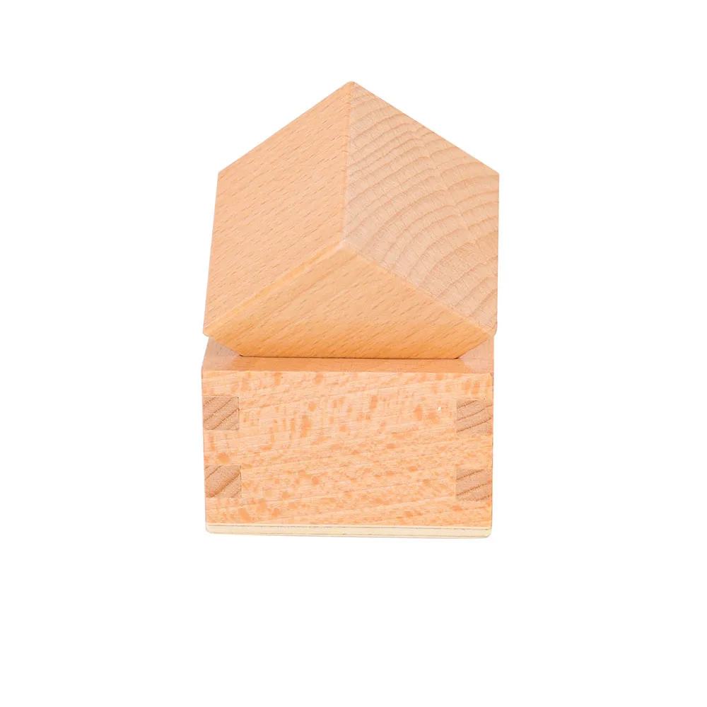 Монтессори 3D предметы фитинги упражнения куб и коробка раннее образование