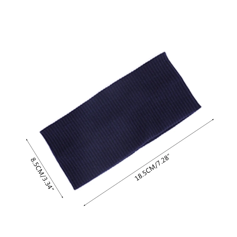 

Unisex Outdoor Sports and Indoor Exercise Wide Knitted Headband - Athletic Performance Stretch/Hairband for Gym and Yoga