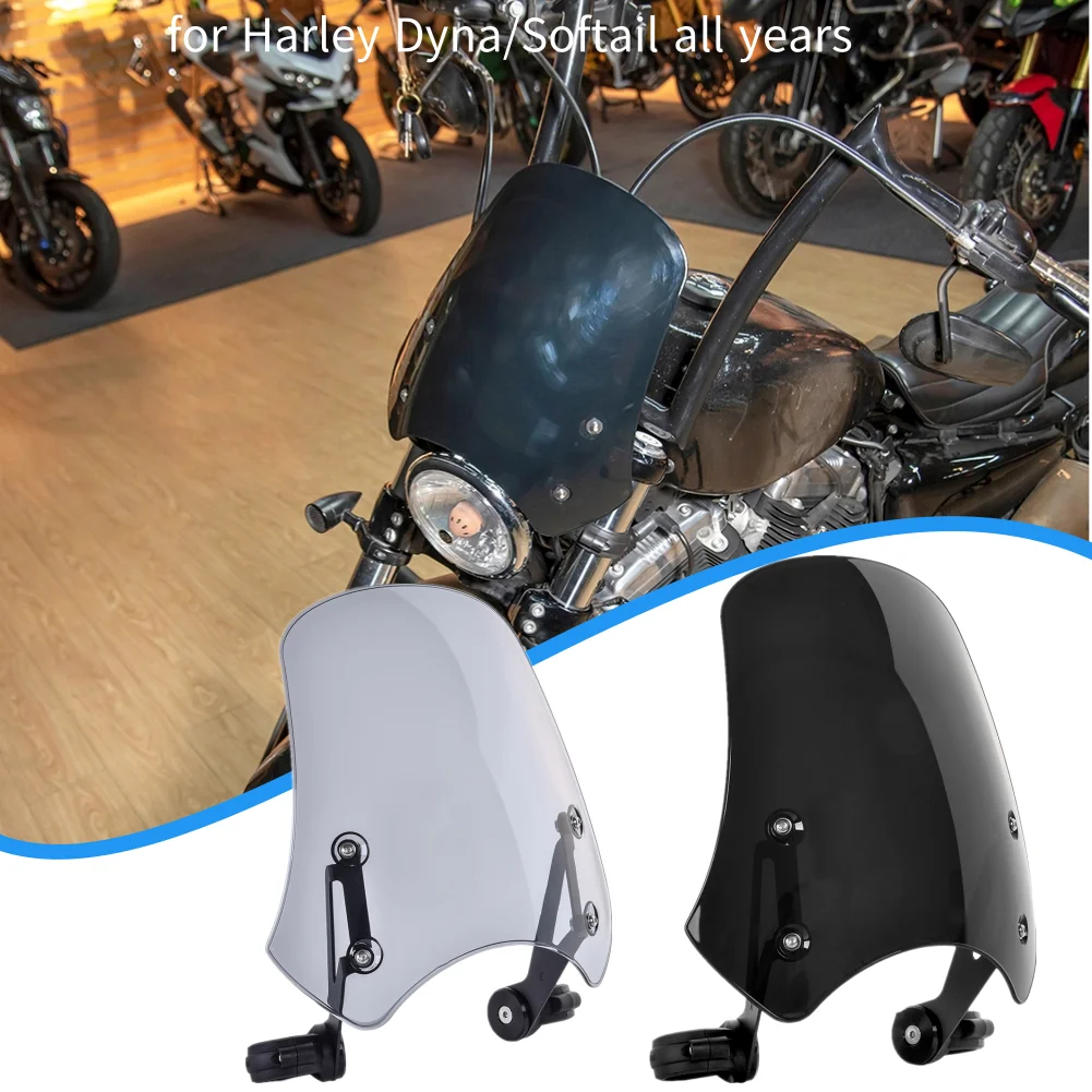 Для Harley с Передней Вилкой 45 мм ветровое стекло мотоцикла дефлектор ветрового