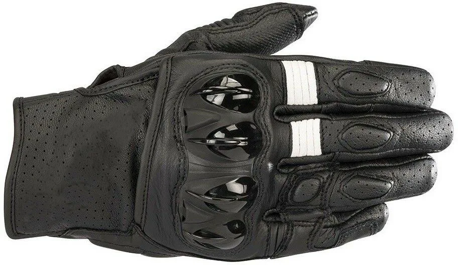 

Alpine Motocross Racing gloves Celer V2 Black White Motorbike Motorcycle Street Style Gloves All Sizes