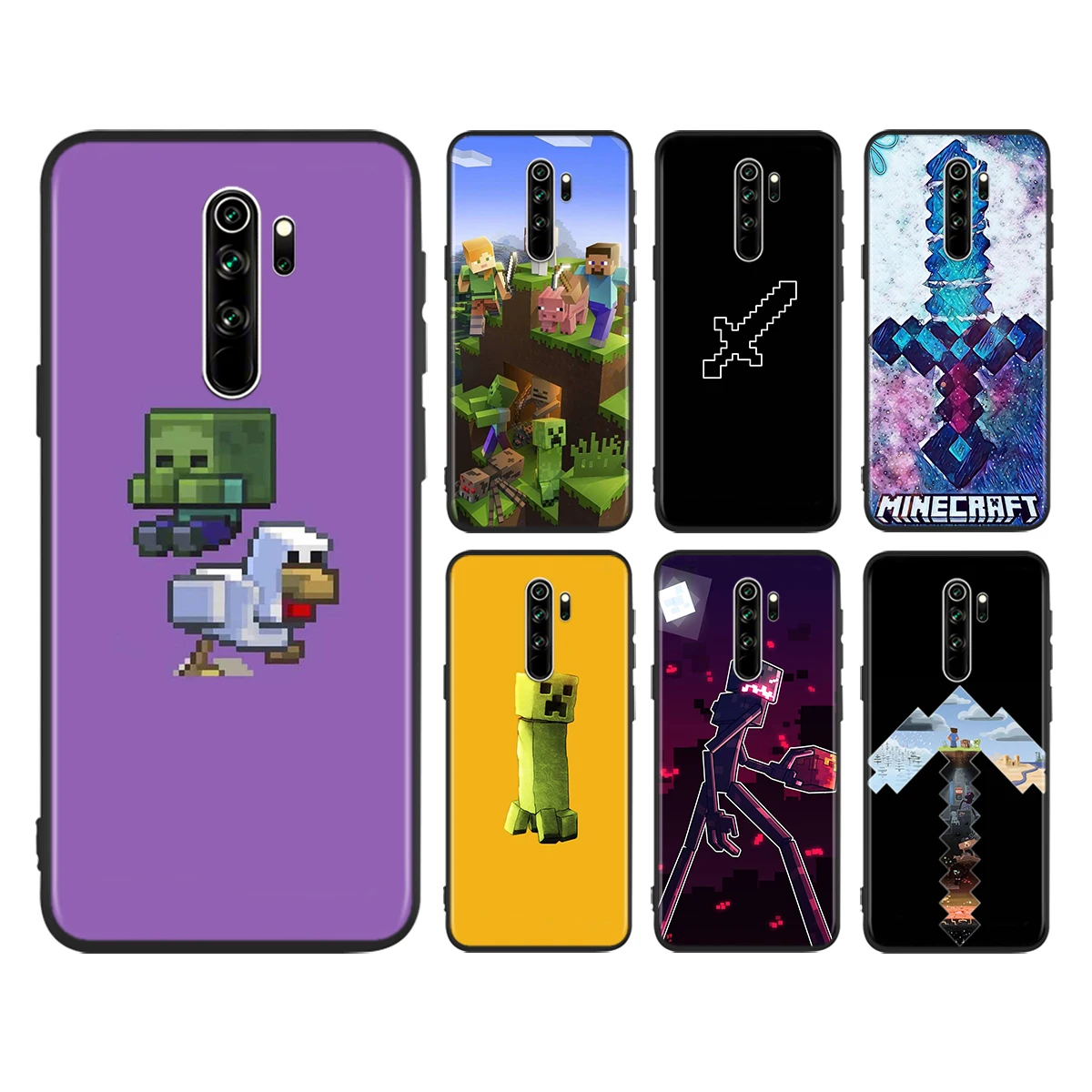 

Phone Case For Xiaomi Redmi K40 Gaming K30i K30T K30S K30 Ultra K20 10X Pro 5G video game Mini World Black Soft TPU Cover