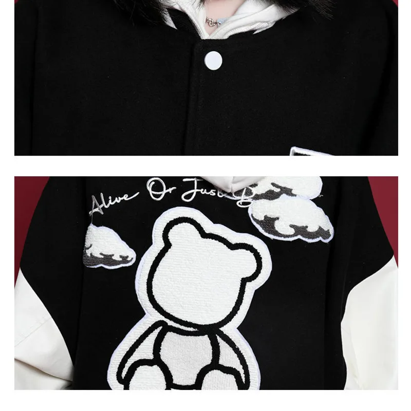 Весенне-осенняя бейсбольная куртка-бомбер в стиле США женская и мужская одежда с