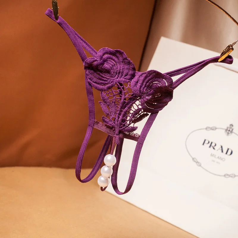 Хит продаж массажные стринги с перламутровыми вставками сексуальные женские