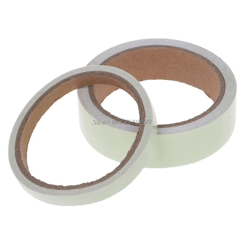 Зеленая светящаяся лента 1 шт. светится в темноте самоклеящаяся сигнальная