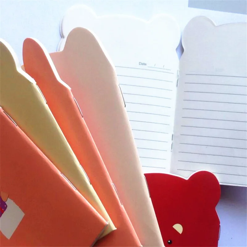 free shipping40packs/lot Creative Stationery Kawaii And Cute Bear Animal Notepad Notebook Book Baby For Cartoon Portable | Канцтовары