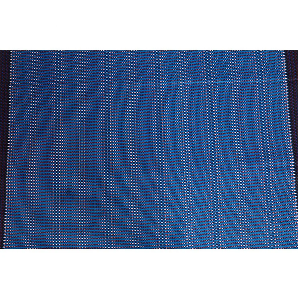 Полосатая африканская восковая ткань 100% полиэстер оптовая продажа высокое