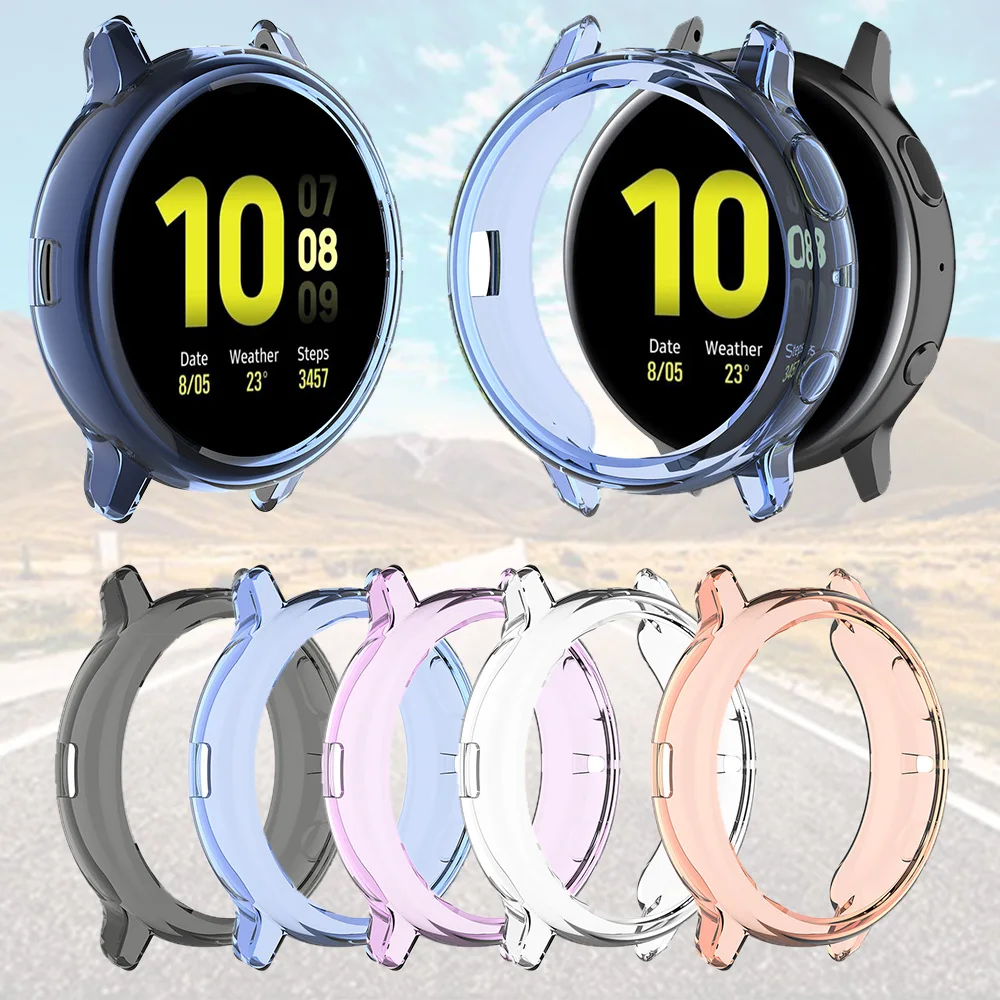 Чехол для Galaxy Watch active чехол Samsung galaxy watch 2 40 мм SM R820 44 защитный из ТПУ с полным
