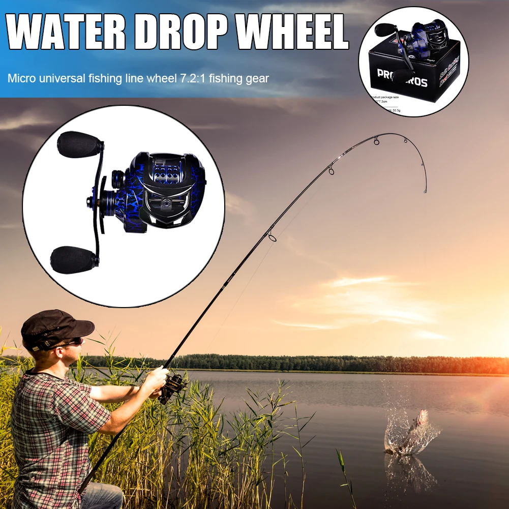 

Bearings Big Trolling Fishing Reels Baitcasting Fishing Reel 9 1BB 7.2/1 Speed Cast Carbon Fiber Sea Fishing Wheel