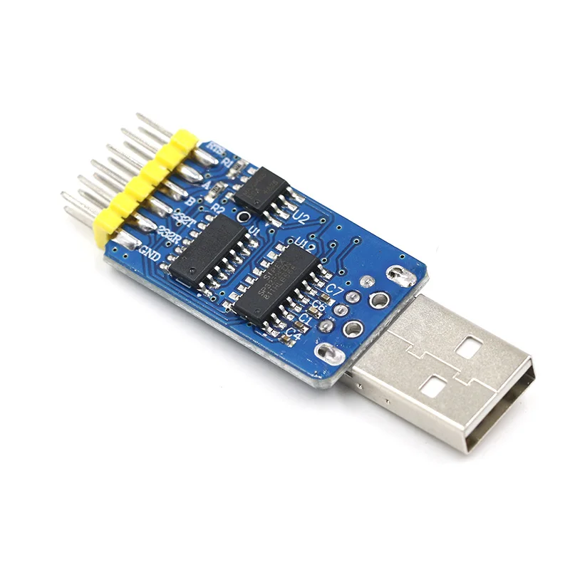6 в 1 CP2102 USB для ttl 485 232 Huzhuan 3 V/5 V совместимый шесть многофункциональных