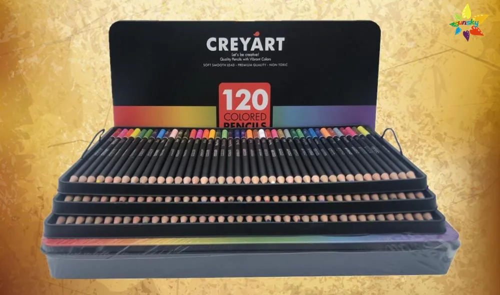 120 Цвет Премиум набор карандашей lapis (жидкокристаллический дисплей) Масляный