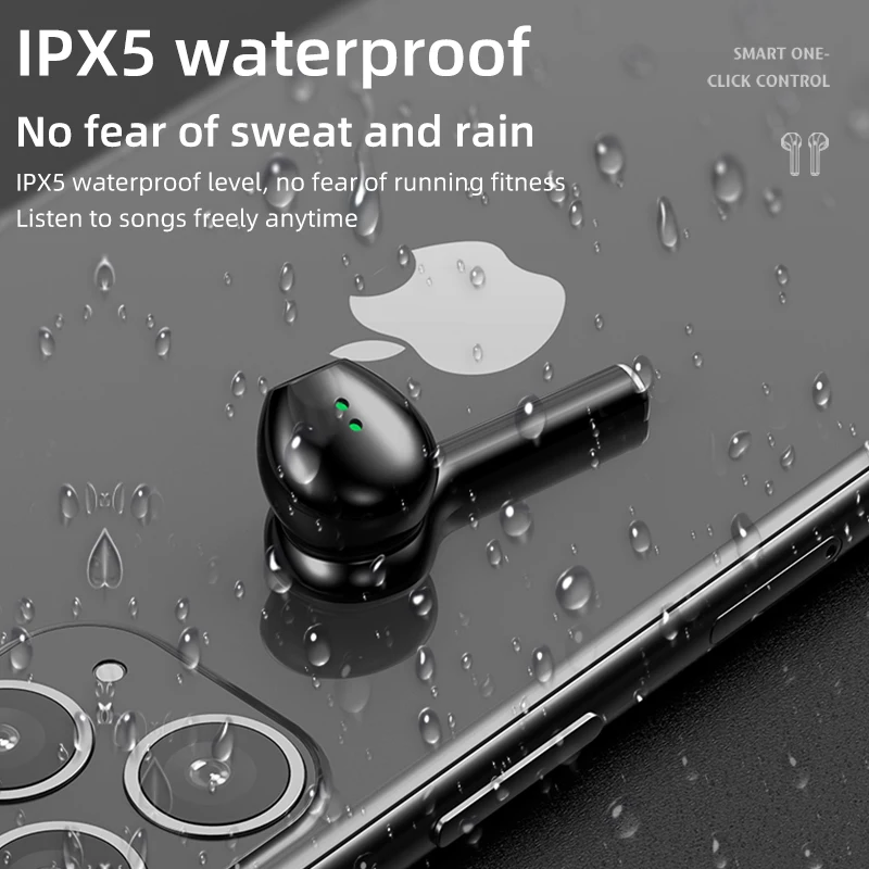 

Pull-out Style Bluetooth V5.0 Touch Operate Headset Mirror LED Display TWS Wireless Earbuds for Android Ios Mobile Phone