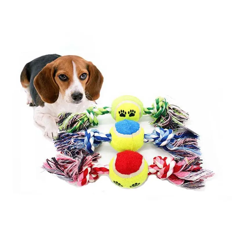 

Веревка-узел для домашних животных, неразрушаемая игрушка для собак, тренажер для упражнений, тренировочная игрушка для собак, Интерактивн...