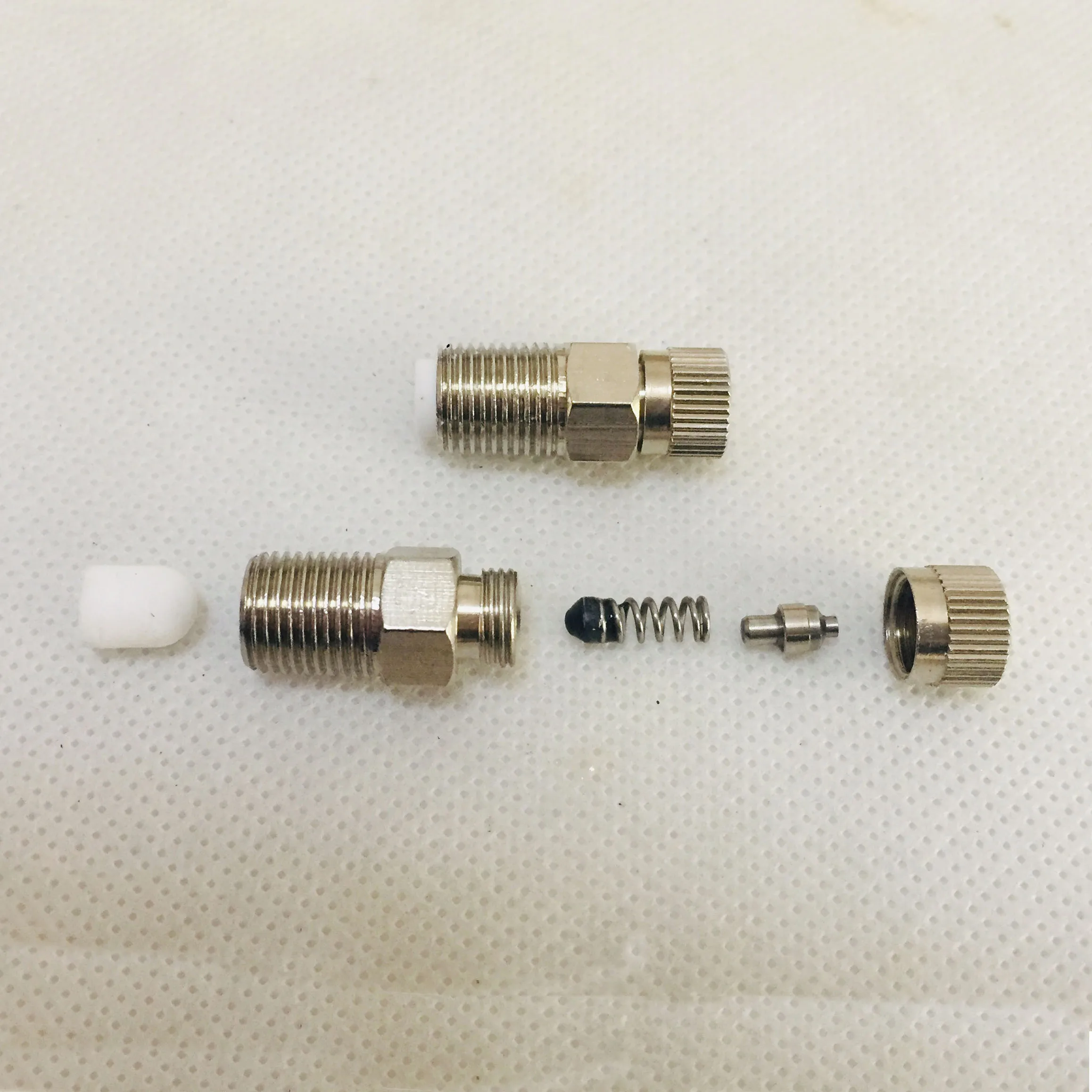 (50 шт./лот) 1/8 дюйма противотуманная Форсунка высокого давления удаление пыли